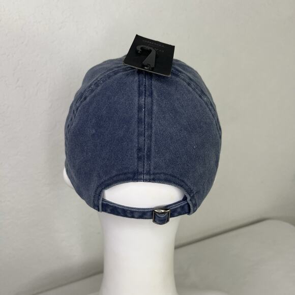 David & Young Mom Off Duty Blue Baseball Cap Size One Size NWT 100% Cotton - Picture 3 of 8